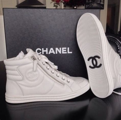 chanel high tops sneakers|chanel white transparent sneakers.